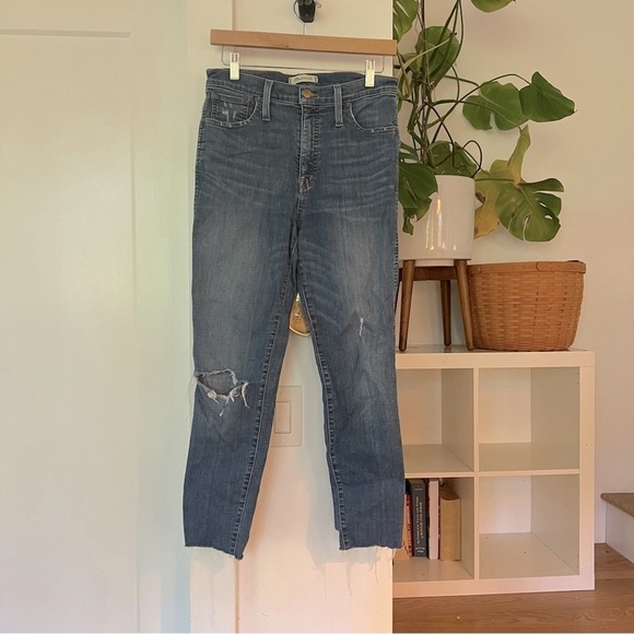 Madewell Denim - Madewell distressed ankle jeans